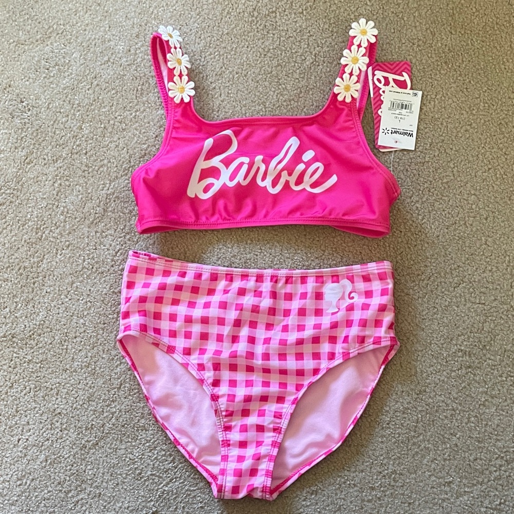 Barbie Daisy Two Piece Bikini - Size L (10/12)